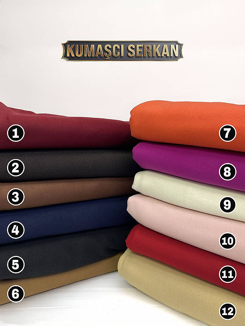 12 Renk Kaşe Kumaş - 1