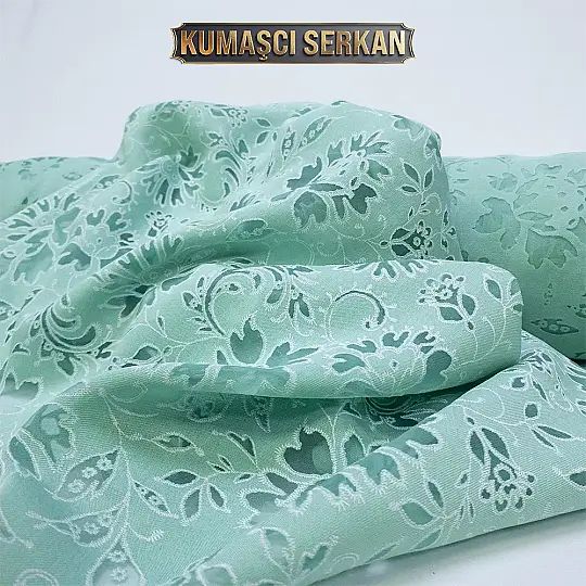 Desenli Yakma Keten Kumaş - 2 Renk Seçeneği - 3