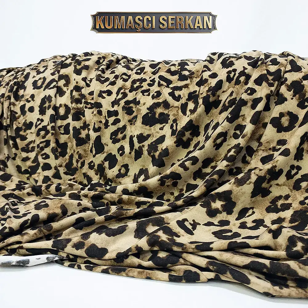 Leopar Desenli Likralı Sandy - 1
