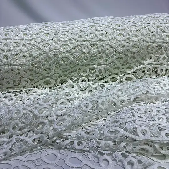 %100 Pamuklu Güpür Kumaş - 3