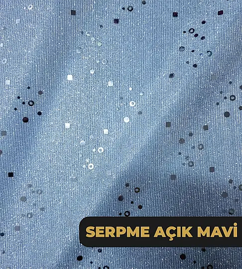 Simli Aynalı Buzzy Kumaş - 2