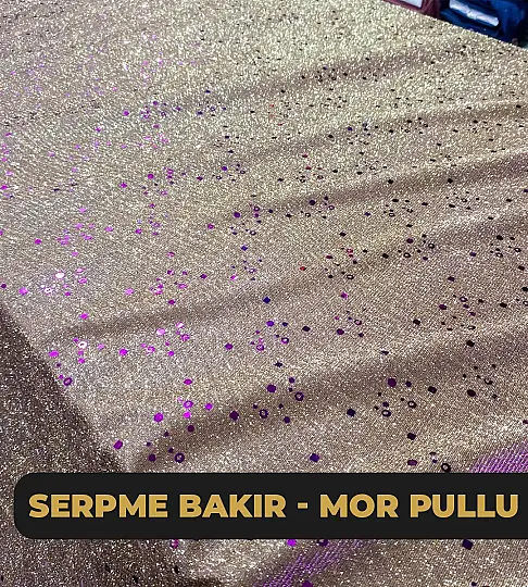 Simli Aynalı Buzzy Kumaş - 3