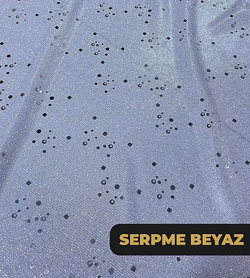 Simli Aynalı Buzzy Kumaş - 5