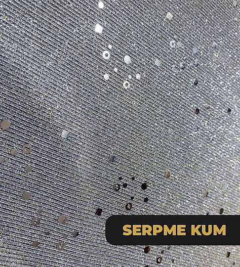 Simli Aynalı Buzzy Kumaş - 7
