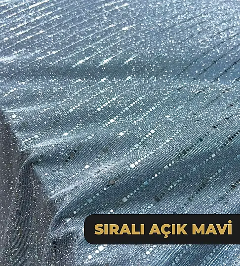 Simli Aynalı Buzzy Kumaş - 11