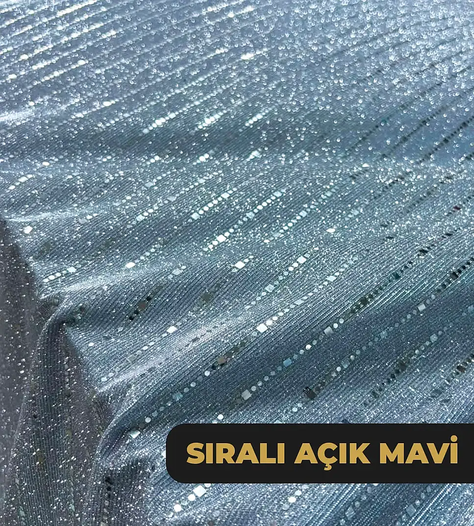 Simli Aynalı Buzzy Kumaş - 11