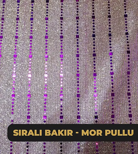 Simli Aynalı Buzzy Kumaş - 12
