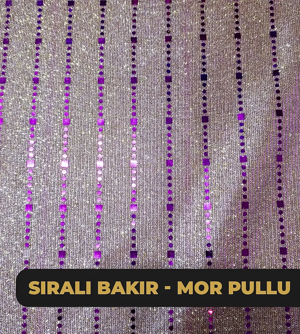 Simli Aynalı Buzzy Kumaş - 12