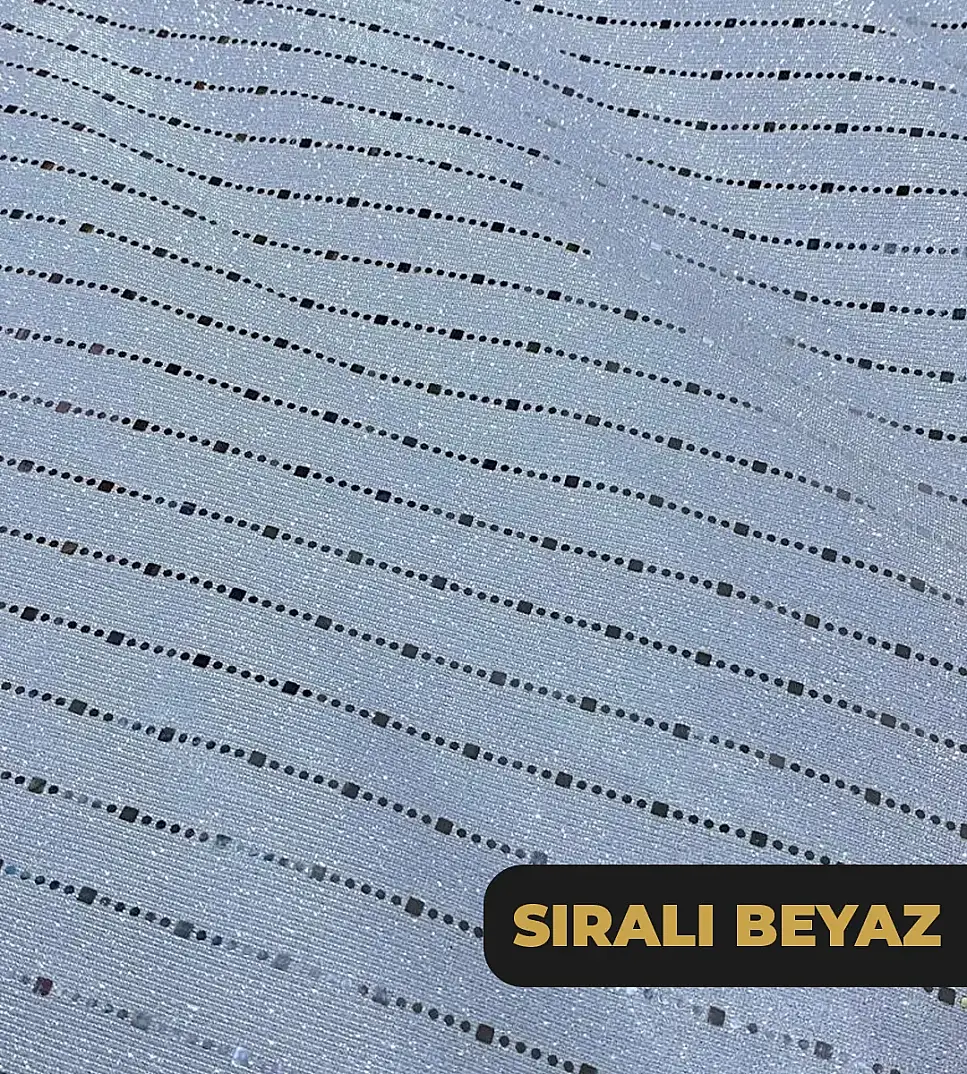 Simli Aynalı Buzzy Kumaş - 13