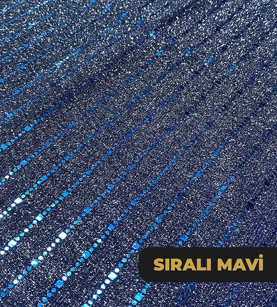 Simli Aynalı Buzzy Kumaş - 17