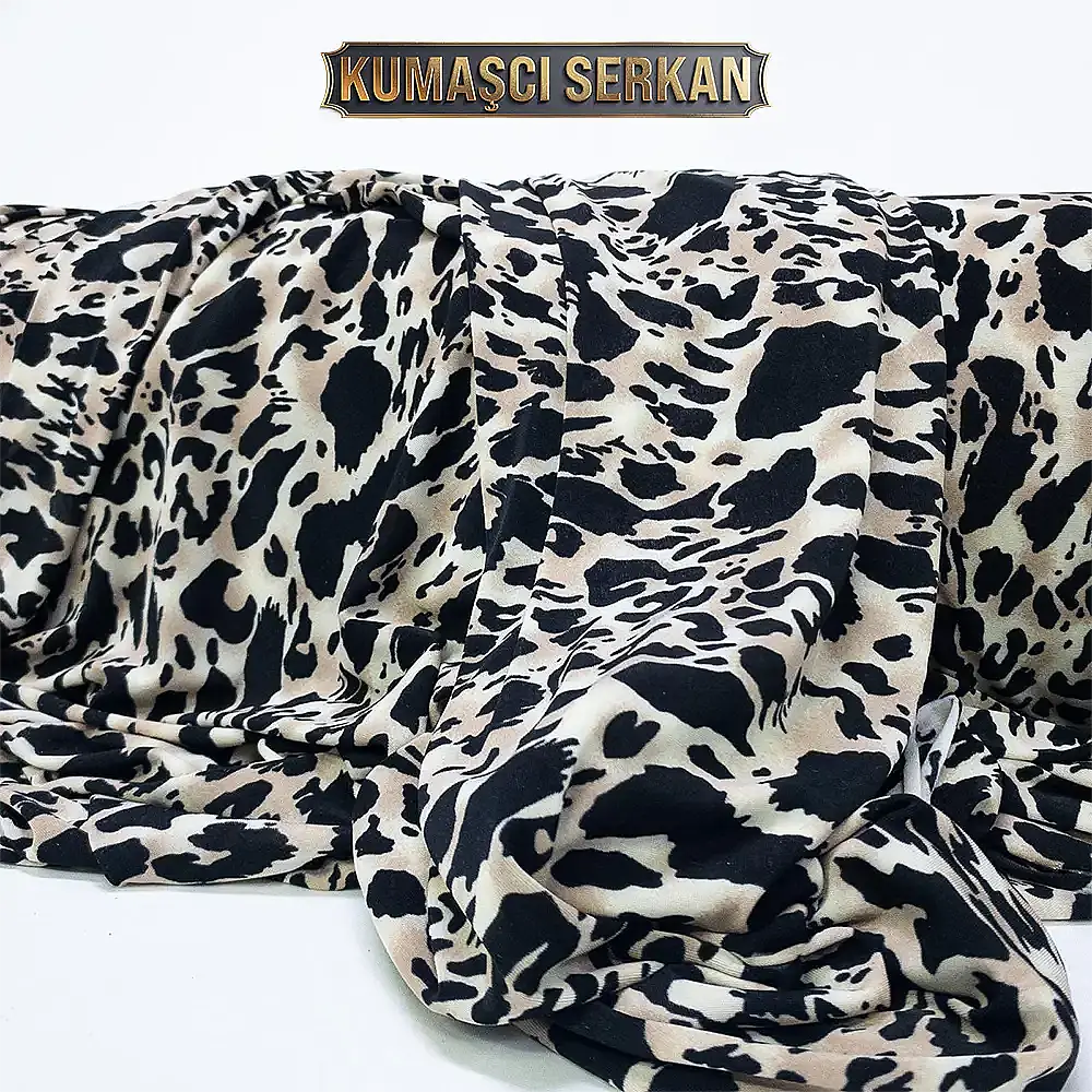 Türk Leoparı Desenli Likralı Sandy - 1