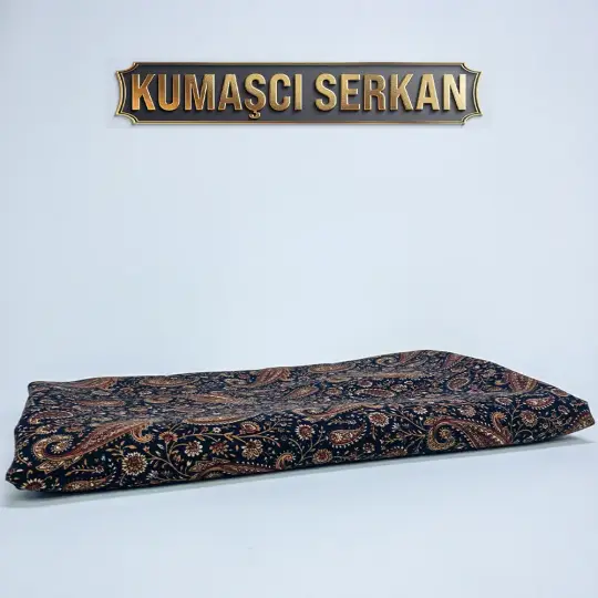 Viskon Kumaş - Şal Desen - Bülbül Yuvası - 2